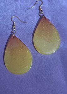 Dangle Handmade resin Earrings