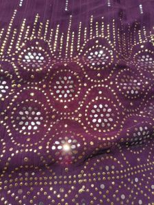 Elegant Purple Saree