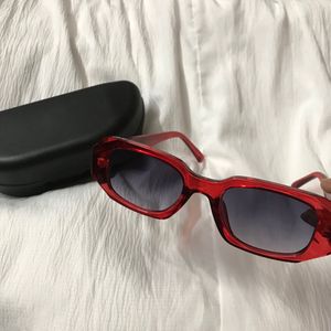 Red Frame Sunglasses