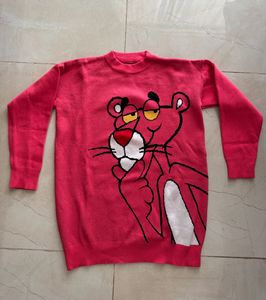 Pink Panther Knit Sweater