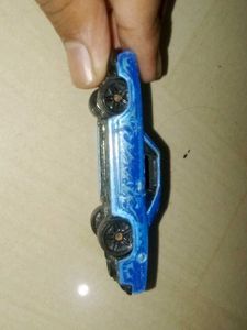 Blue Diecast Toy Car - Classic Model