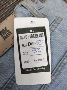 Light Wash Wide Leg Jeans Waist 30 Size For Girls