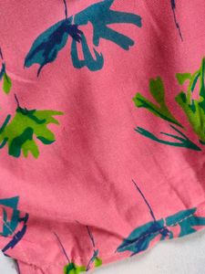 Pink Printed Kurta
