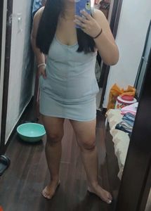 Denim Pinafore Dress