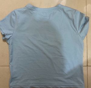 Blue Fitted Top