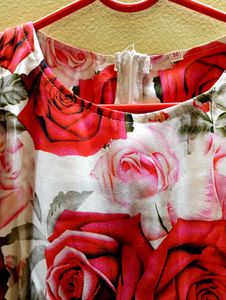 Girls&#39; Floral Dress with Bolero
