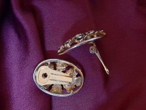 Black Clip On Earrings