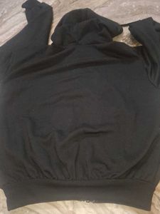 Black Zip-Up Hoodie