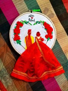 Elegant Red Saree