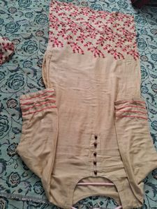 Elegant Embroidered Kashmiri Zari Work Kurta Set