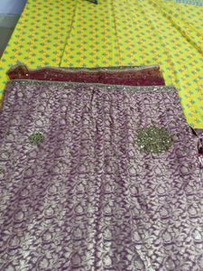 Brasso And Net Partywear Saree