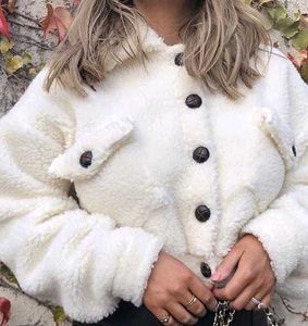 Cozy Cropped Teddy Jacket