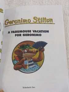 Geronimo Stilton A Fabumouse Vacations For Geronim