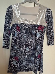 Party wear Mini dress/Long Top