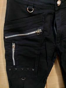 Tripp NYC Black Zipper Pants