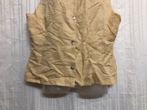 Casual Corner Cream Waistcoat