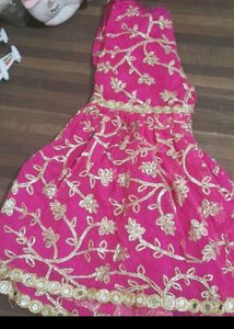 Kids Gulabi Sharara