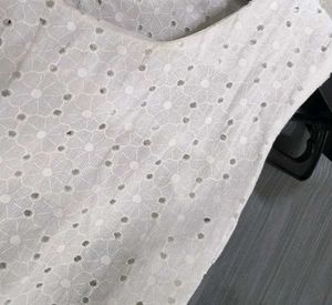 Fairy White Cotton Flowy Dress