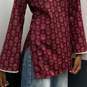 Bell Sleeves Kurti (Completely New)