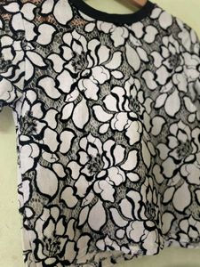 Floral Lace Top New