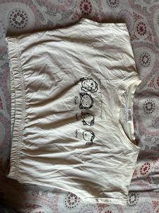 Cute Graphic Crop Top