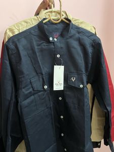 Allen Solly Burgundy Shirt Pack Of 5