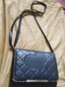 Quilted Heart Crossbody Bag