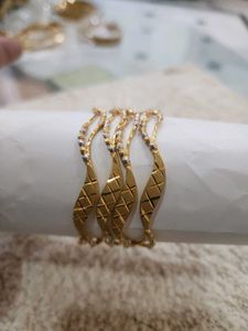 1 gm Gold Bangle 2.4size