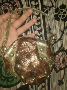 New Brown Women Clutches With Stone On That