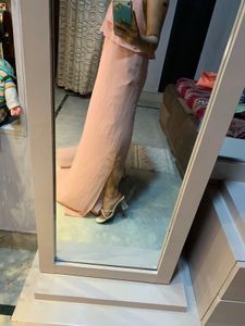 Pretty Peach Backless Dress🎀🦋
