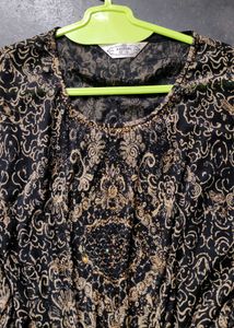 Vintage Floral Print Top