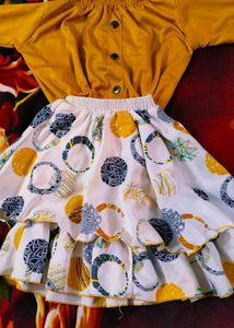 Yellow Blouse with Buttons