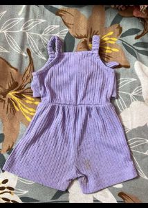 Cute Babyhug Purple Romper