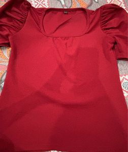 Balloon Sleeves Top