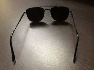 Black Aviator Sunglasses