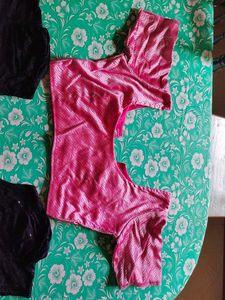 Combo 🎊🎊 Sell Pink Blouse &amp; Black Pants Set