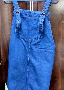 Trendy Stylish Blue Denim Dungree