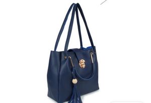 Navy Blue Handbag set of 3 by Loomy