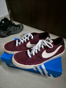 Nike Court Low Sneakers - Maroon Original