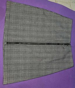 Checked Mini Skirt