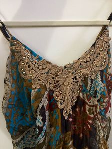 Y2K Style Boho Chic Paisley Cami Top