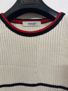 Striped Midi Sweater Dress