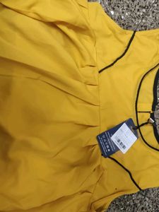 Yellow Crop Top