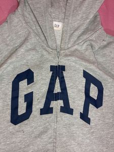 GAP Gray Full-Zip  Hoodie