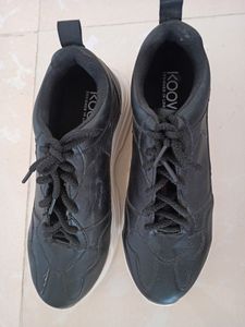 Koovs Black Shoes, has a little heel