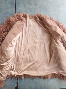 Pink Faux Fur Jacket