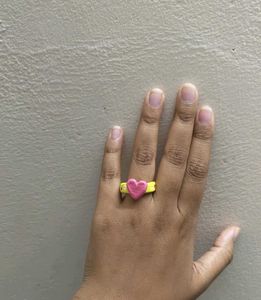3 × ❤️ Y2K Chunky Clay Rings ✨