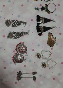 Earrings Collection 6 Pairs