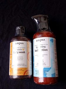 Sirona Body Wash And Bodylotion Combo