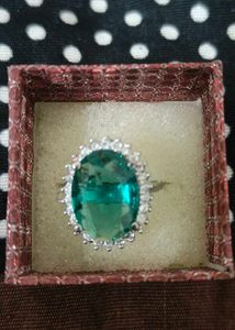 Emerald Green Gemstone Ring